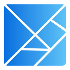 tangram gradient icon