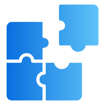 puzzel gradient icon