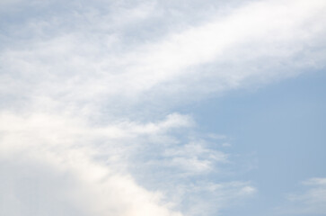 In the evening  there is a beautiful sky