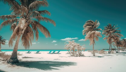 Obraz na płótnie Canvas Tropical beach view