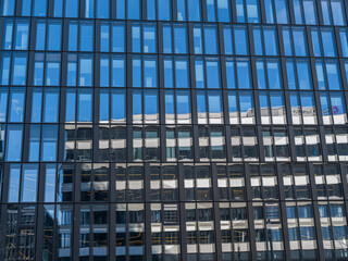 windows on modern building 