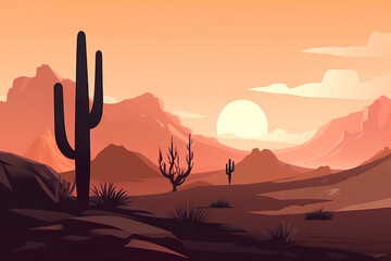 Solitude in the desert