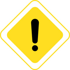 Warning Sign Caution Flat Icon