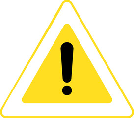 Warning Sign Caution Flat Icon