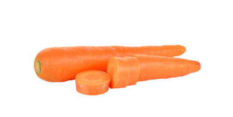 fresh carrots isolated on  transparent png