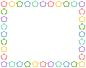 꽃 프레임 일러스트 