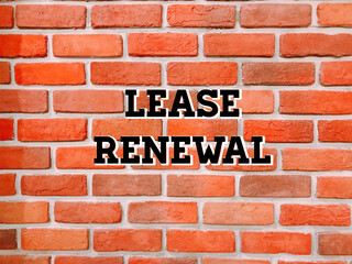 Lease renewal 