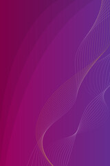 Modern cover design. Abstract lines pattern, waves. Vector layout for business background, certificate, brochure template