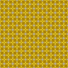 Yellow, Silver and ocher Seamless Pattern. Checkers board, painted vector design, brush stroke texture. Graphic background for business card, brochure, website template, greeting, gift paper, fabric