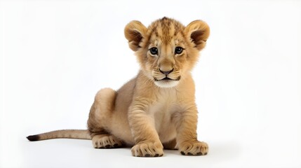 Lion Baby on white background