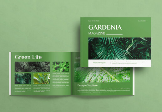 Landscape Gardenia Magazine Layout