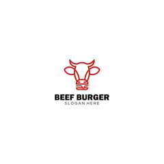 Beef and burger logo