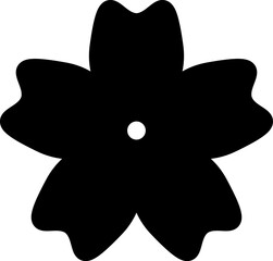 Cherry blossoms vector icon. Flowers, plants, spring, cute, etc.