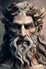 Obraz premium The “Father of all Monsters” Typhon was the last child of Gaia, fathered by Tartarus, and is considered the most powerful and deadliest of all creatures in Greek mythology. 