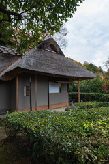 Fototapeta na wymiar 日本　京都府京都市にある金福寺の芭蕉庵