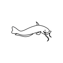 catfish with a swaying body