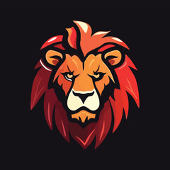lion e sport logo vector