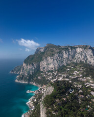 Fototapeta na wymiar Capri From Above