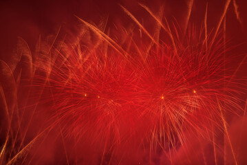 Red Fireworks