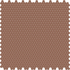 Japanese traditional repeat patterns Armor of Bishamonten.This pattern looks like a background of coffee beans