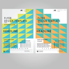 Flyer Template Design: Eye-catching and versatile design for promotional displays. 