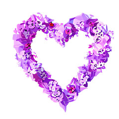 Blooming Love Purple Romance