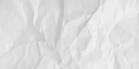 White creased crumpled paper sheet texture can be use as background. Ragged White Paper, white waxed packing paper texture.	