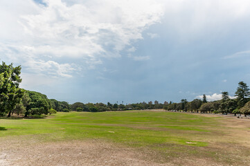 Fototapeta na wymiar Centennial Park in Sydney, Australia. Wide Angle