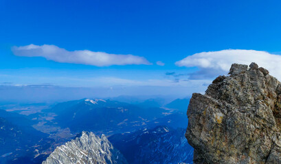 Aussicht Ausblick Zugspitze