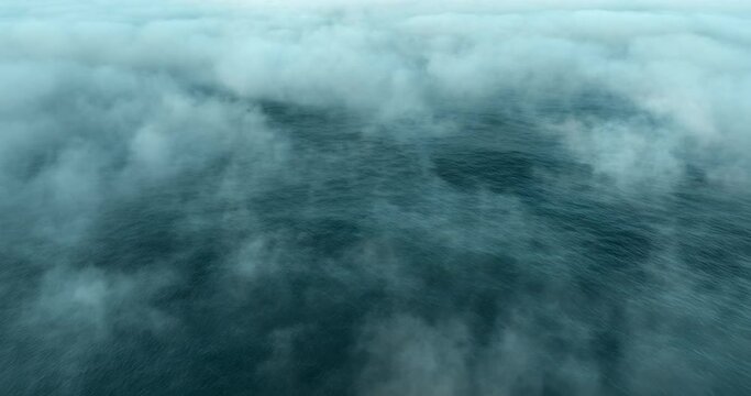 Aerial view pf the most western point of the European continent - Cabo da Roca, Portugal. Drone flies over the Atlantic ocean coast, rocky formations and the beach called Praia da Ursa.