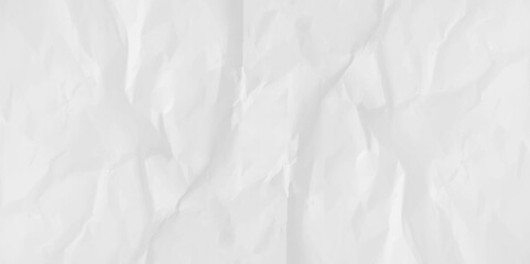 White creased crumpled paper sheet texture can be use as background. Ragged White Paper, white waxed packing paper texture.	