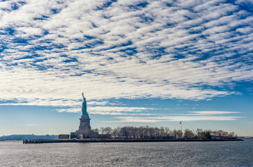 Statue of Liberty on Liberty Island. USA.