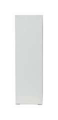 White cardboard box isolated from background