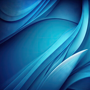Blue Background Style - Blue Wallpapers Style Series - Backdrop in Blue created with Generative AI technology © Sentoriak