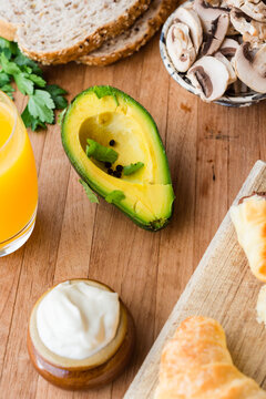 breakfast ingredients