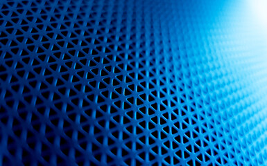 Textures of the speaker with a metal perforated grille