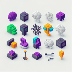 3D Icon of Intelligience