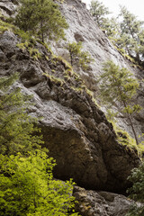 Nature scenic landscapes, Polish mountains and rocks