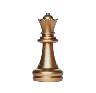 Chess queen isolated on Background.