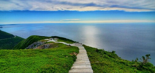 Obraz premium Skyline trail Cape Breton, Nova Scotia