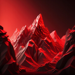 Red Background Style - Red Wallpapers Style Series - Backdrop in Red created with Generative AI technology