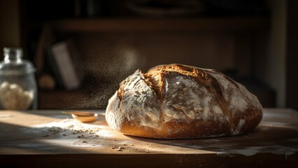 Artisan Bread Loaf | Generative AI Image