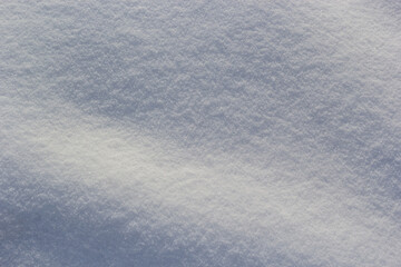 background of fresh snow texture in blue tone