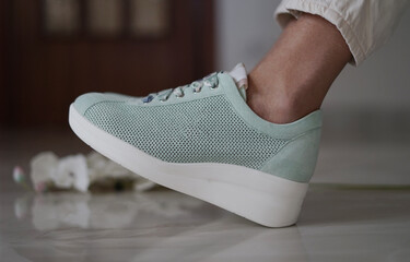 Sneakers woman shoes a fashion spring style