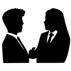 black and whtie of icon shape