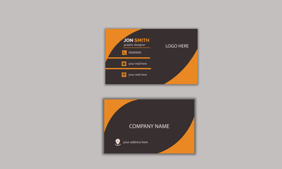 
modern abstract business card template professional designer card clean business card Vector double sided card name card visiting card it's Related your business and profitable for your business 