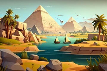 Cartoon Pyramids 02