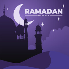 Vector Ramadhan Social Media Post Template