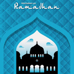Vector Ramadhan Social Media Post Template