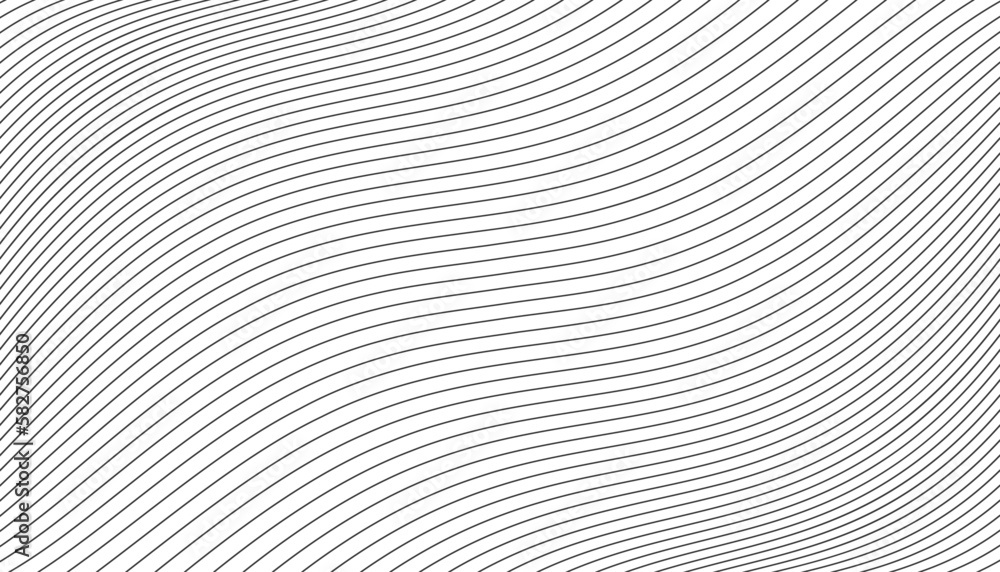 Poster Diagonal lines black pattern, striped seamless texture with slanted lines, line background – stock vector